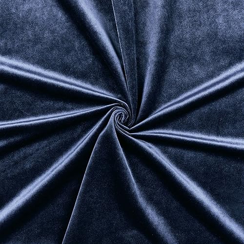 Vista 51 de Exclusive Home Velvet - Par de paneles de cortinas pesadas filtrantes de luz con ojales, 54 x 96 pulgadas, azul pizarra