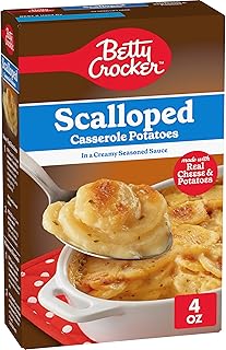 Betty Crocker Scalloped Casserole Potatoes, Made with Real Cheese, 4 oz Box