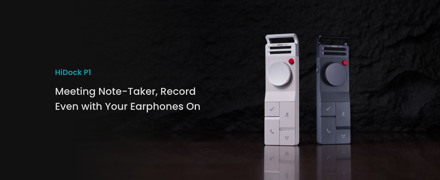Amazon.com: HiDock P1 AI Voice Recorder: Smart Voice Recorder Work