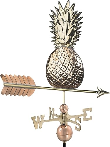 Miniatura 1 de Good Directions Veleta de piña, cobre puro