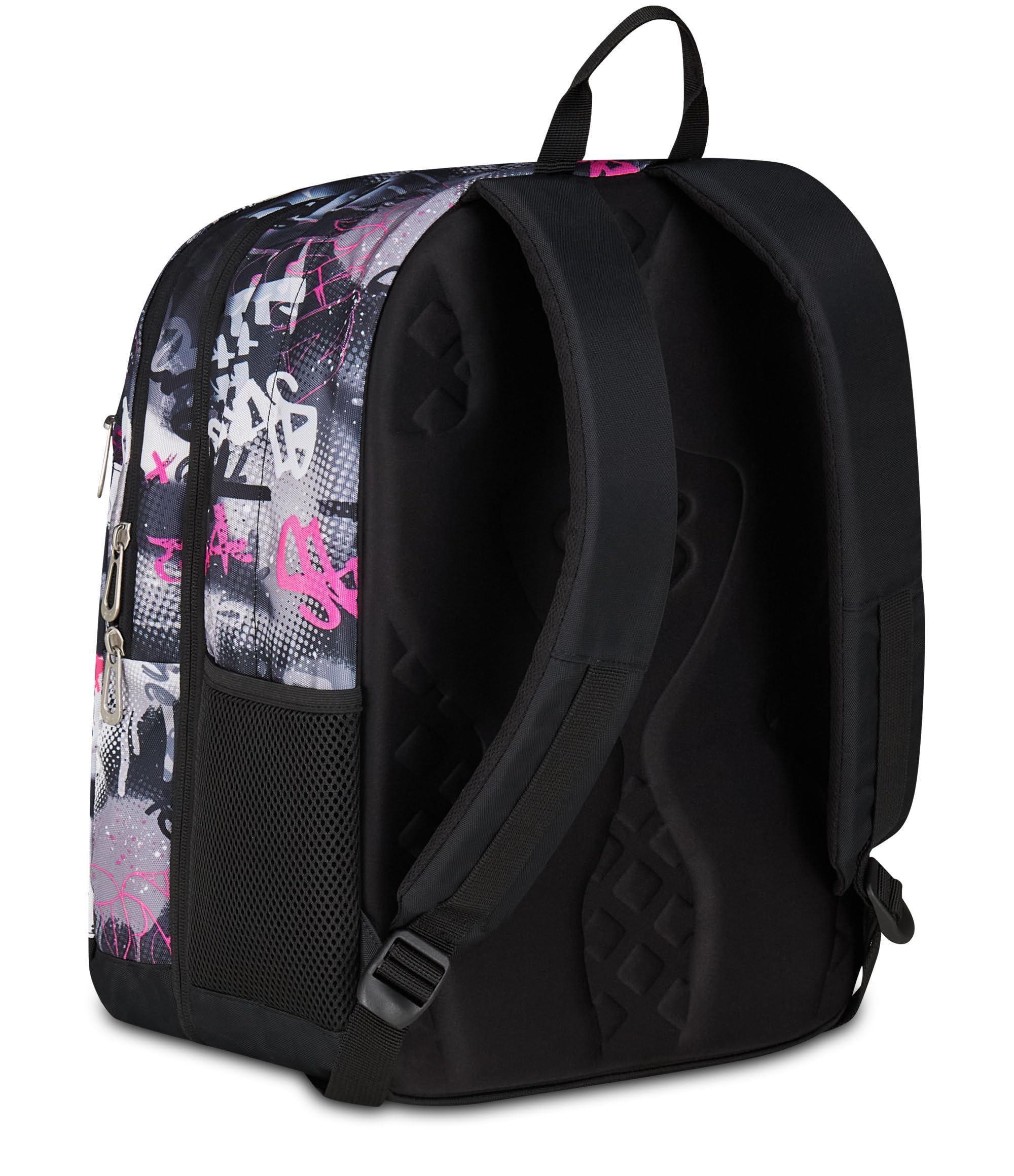 Seven Zaino Scuola Pro XXL Reversibile Detach, Grigio, Zaino Doppio Scomparto, Tasca Porta PC e Tasca Porta Borraccia, Scuola Media e Superiore, Ragazza