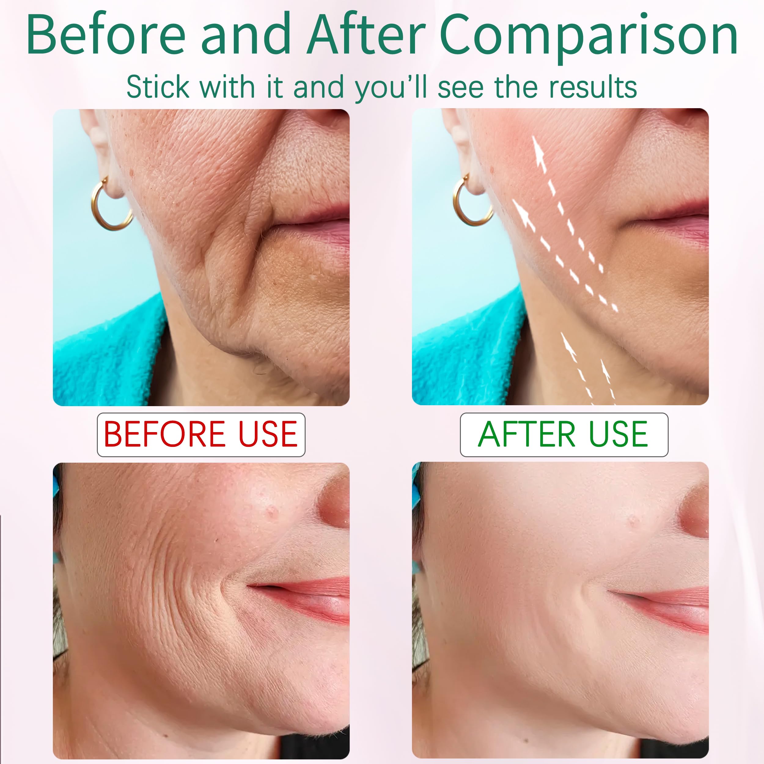 Terapia de luz roja 7 en 1 para cara y cuello, masajeador facial y cuello para rutina diaria de cuidado de la piel 3