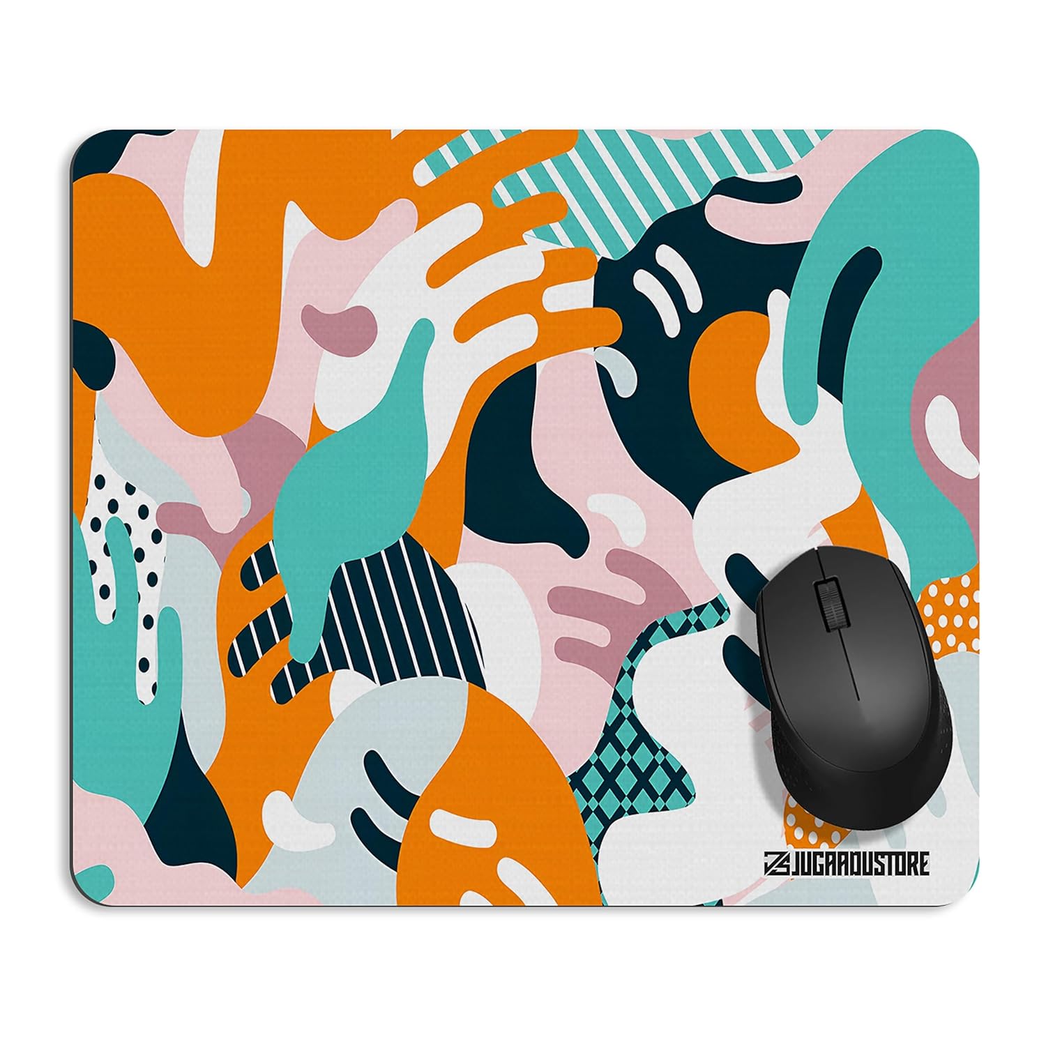 Printed Mousepad for Laptop, PC & Office Desk | Anti-Slip Rubber Base | Stylish & Designer Mouse Pad for Gaming, Students, Work from Home Use (9 X 7 inch) -Animal Prints Pattern