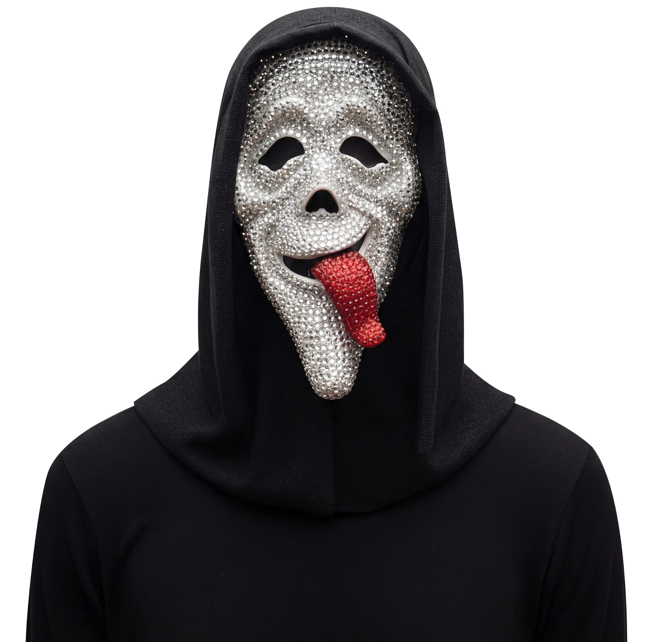 NEW 2026 Adult Scary Movie Waass Up! Deluxe BLING Mask