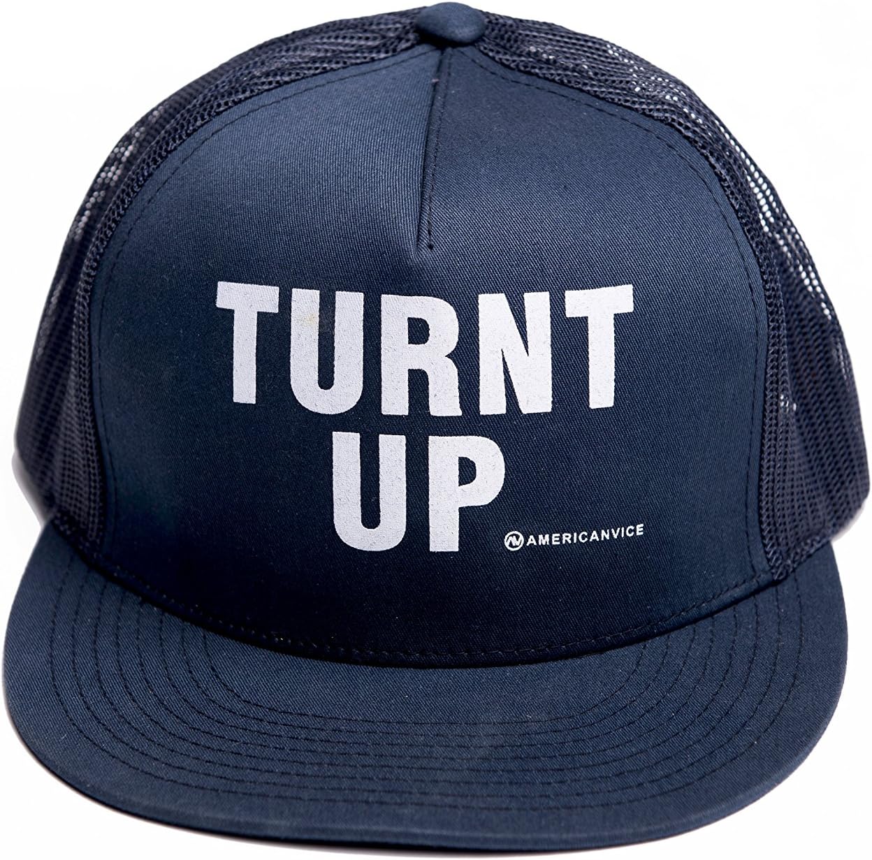 Turnt UP Party Mesh Hat - Trucker Cap (Navy)