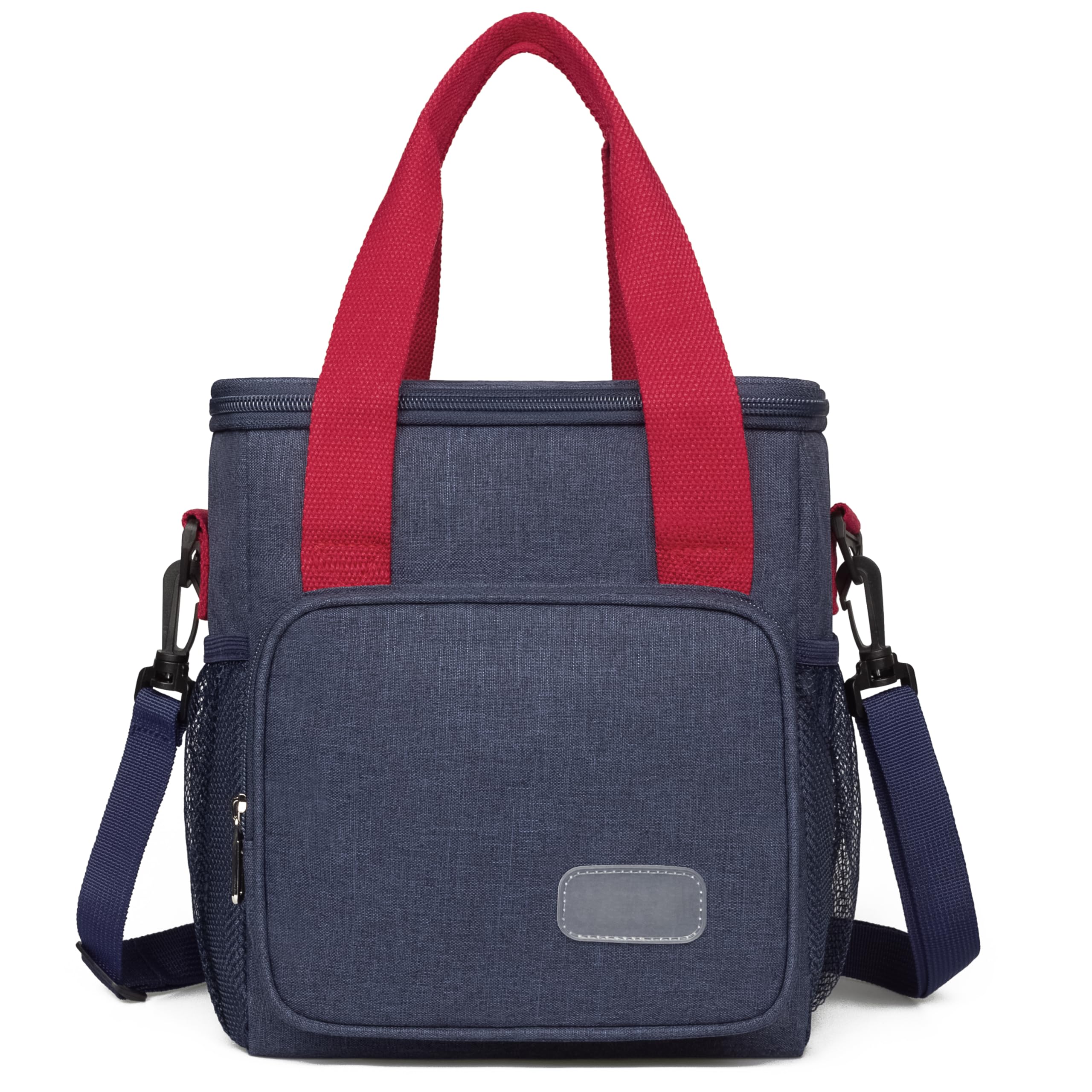 Sac à déjeuner isotherme pour hommes et femmes, sac à déjeuner de taille moyenne pour adulte avec bandoulière réglable, sac isotherme pour le travail, l'école, le pique-nique, la vie quotidienne