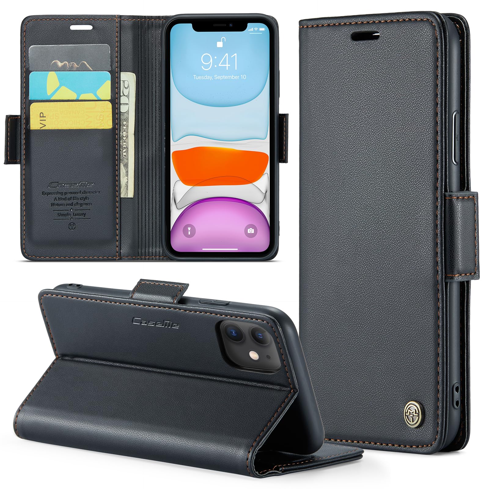 Amazon.co.jp: JDDLang 対応 iPhone 11ケース手帳型 iphone 11財布型