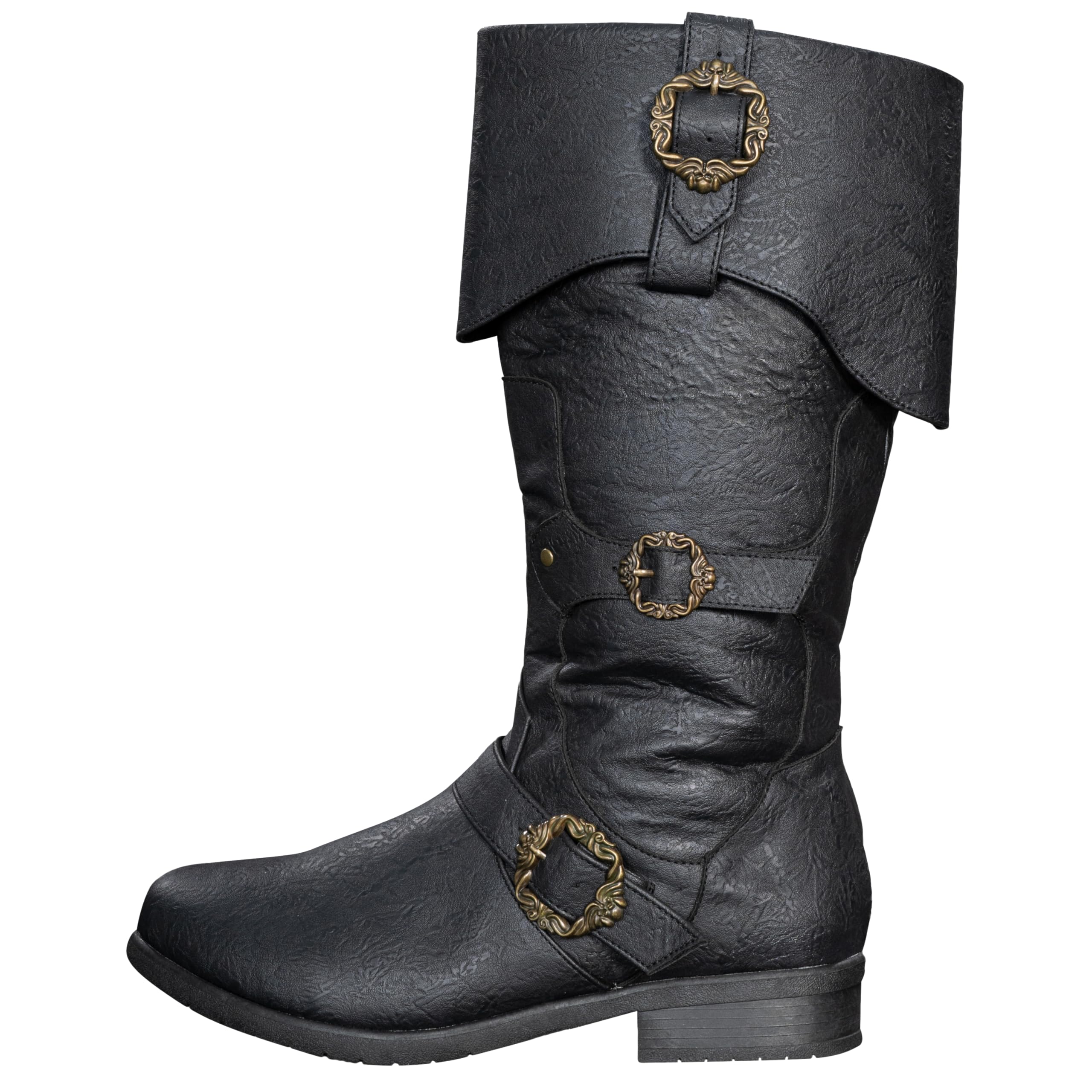 Caribbean Pirate Boots Adventure Footwear Halloween Costume Renaissance Medieval Cosplay