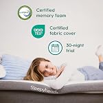 Sleepyhead Twin XL 2 Inch Gel Memory Foam Mattress Topper for College Dorm – Thick, Cooling & Comfortable Mattress Pad with Washable Cover – Dorm Room Essentials for College Students (XL Twin 2")