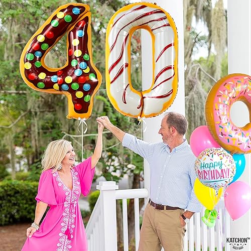 Miniatura 281 de KatchOn, Globo dorado gigante del número 8 de 40 pulgadas, globo dorado del número 8 para decoraciones de cumpleaños de 8 años para niñas
