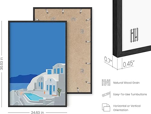 Vista 215 de HAUS AND HUES Evil Eye Decor - Navy Blue Wall Art, Evil Eye Wall Decor, Mykonos Artwork, Evil Eyes Print, Big Eyes Painting Print, Evil Eye Poster