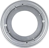 Vista 9 de HSTECH Lazy Susan de 8 pulgadas, placa de rodamiento giratoria de 400 libras resistente para mesa giratoria, funda de libros, bandeja de servir
