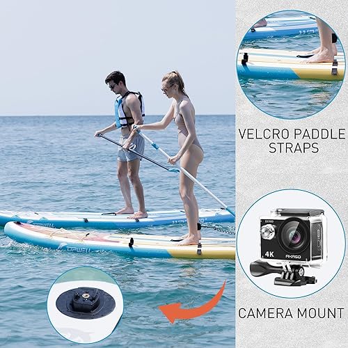Miniatura 3 de UPWELL Tabla inflable de remo de 11 pies 6 pulgadas, 11 pies y 2 pulgadas, 11 pies y 10 pies 6 pulgadas, con accesorios de SUP, cubierta