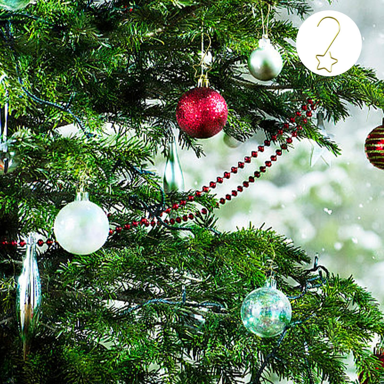 150 ganci per decorazioni per alberi di Natale - Doppi ganci per decorazioni per alberi di Natale - Ideali per pendenti decorativi | Leroy Merlin
