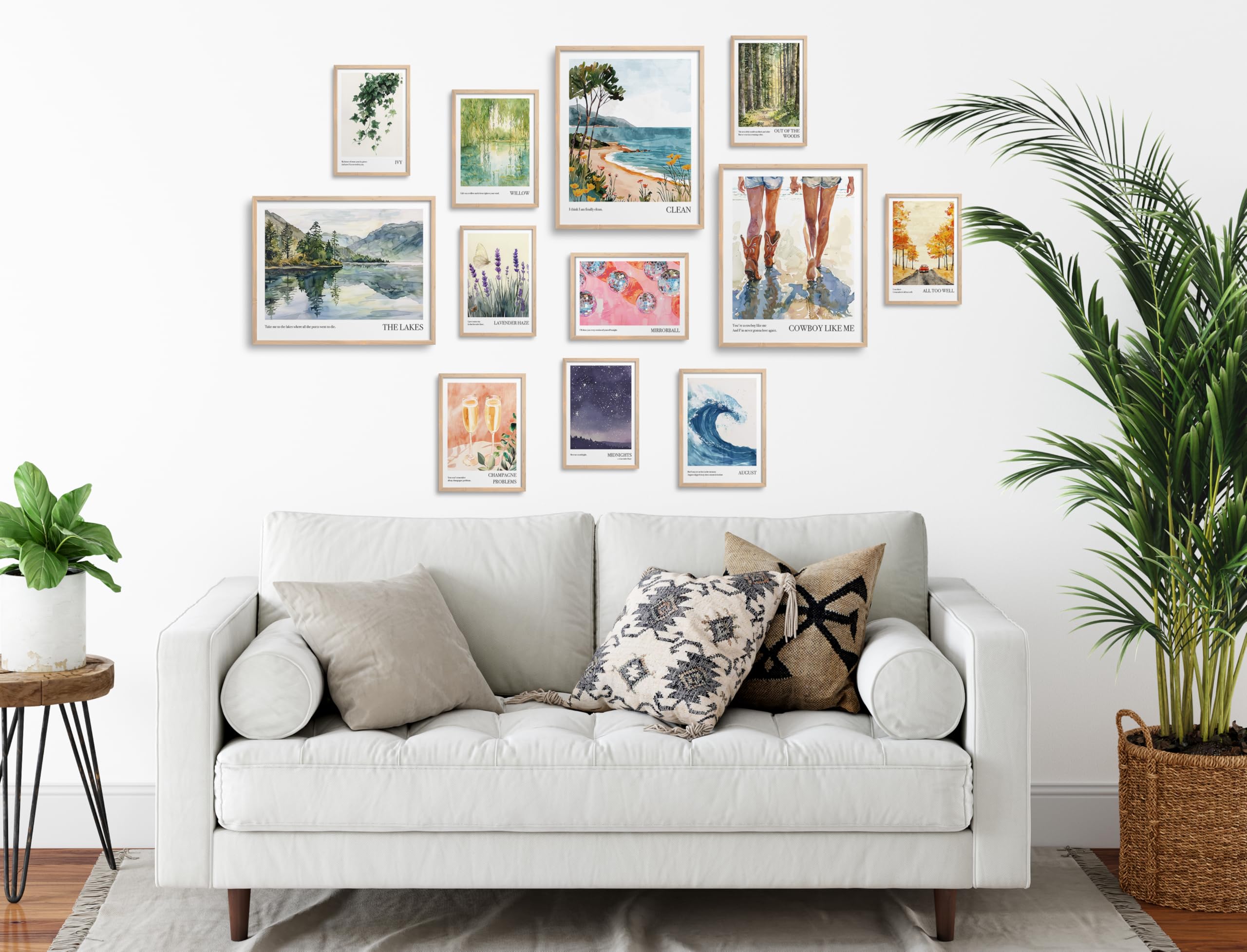 額装品/Songs for Living/コラクリット/ポスター/インテリア Amazon.com: TwoDays Music Inspired Posters, Album Aesthetic
