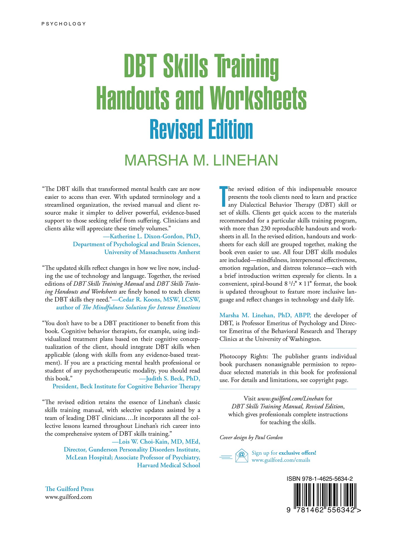 Dbt Skills Training Handouts and Worksheets