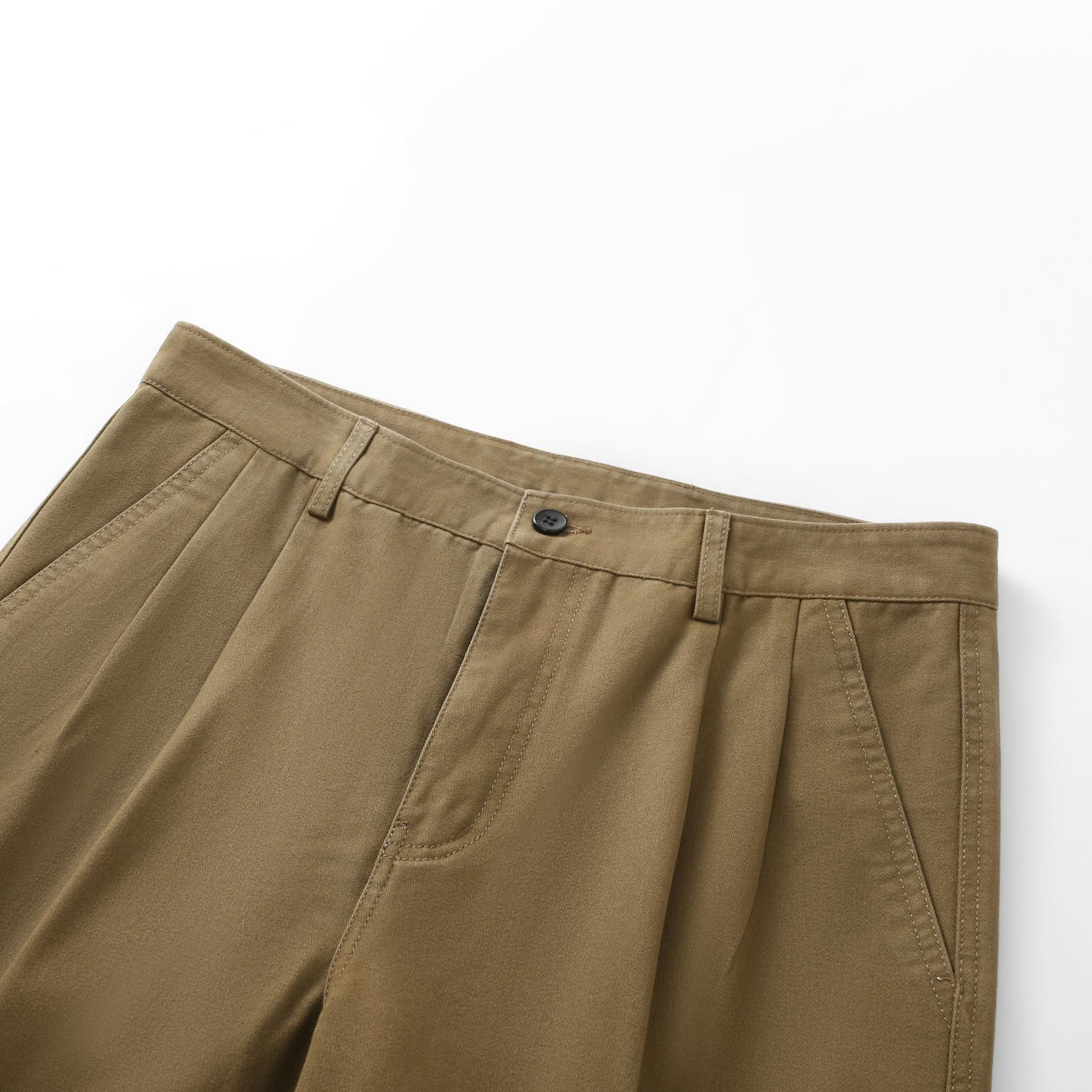 Allthemen Hombre Pantalones De Vestir para Elegantes Gruesos Rectos Ajustados Color Liso para Negocios para Invierno