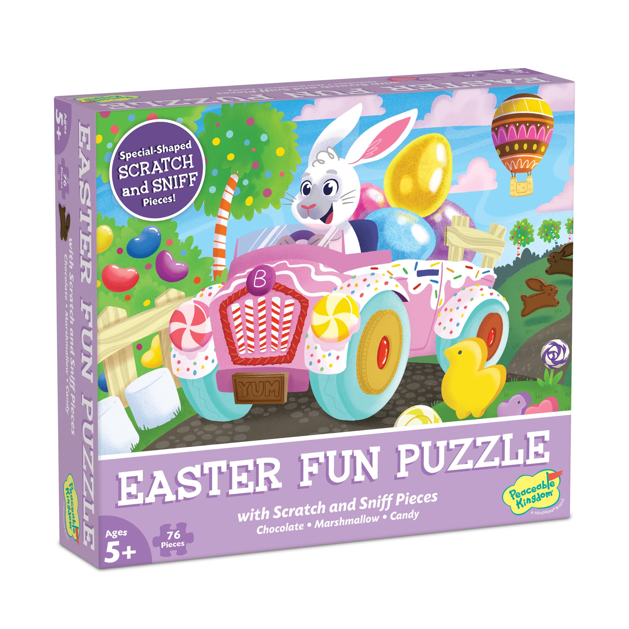 Amazon.com: Peaceable Kingdom, Easter Bunny Scratch and Sniff