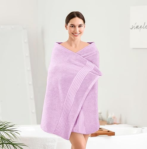 Vista 60 de Utopia Towels - Juego de toallas de baño 100 % de algodón hilado en anillo de 600 GSM, secado rápido, muy absorbentes, livianas, para baños