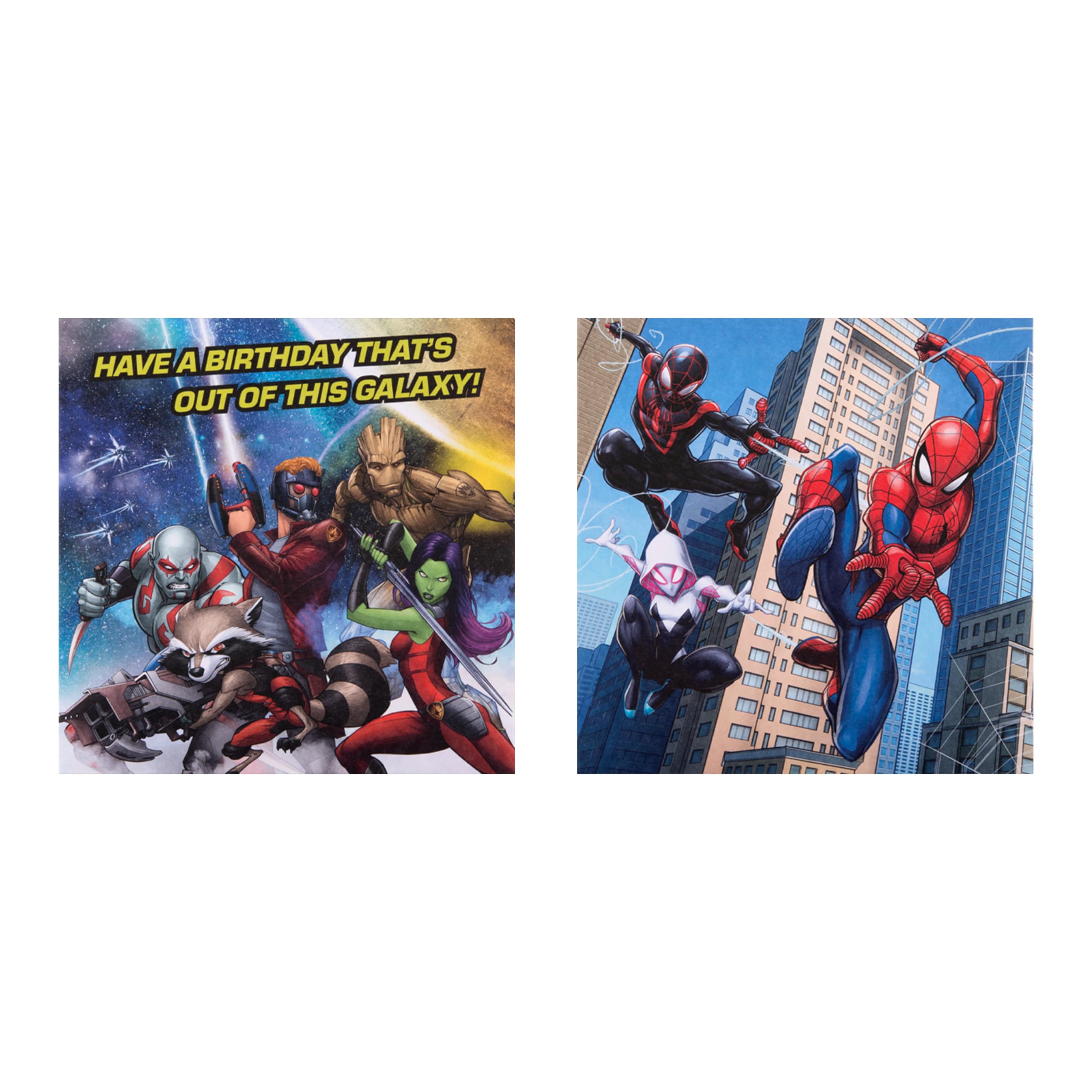 Hallmark Marvel Comics Geburtstagskarten – 10er Multipack, 5 Motive, Mit Umschlägen