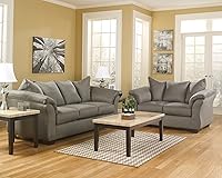 Vista 6 de Signature Design by Ashley Darcy Sofá de dos plazas, Tela