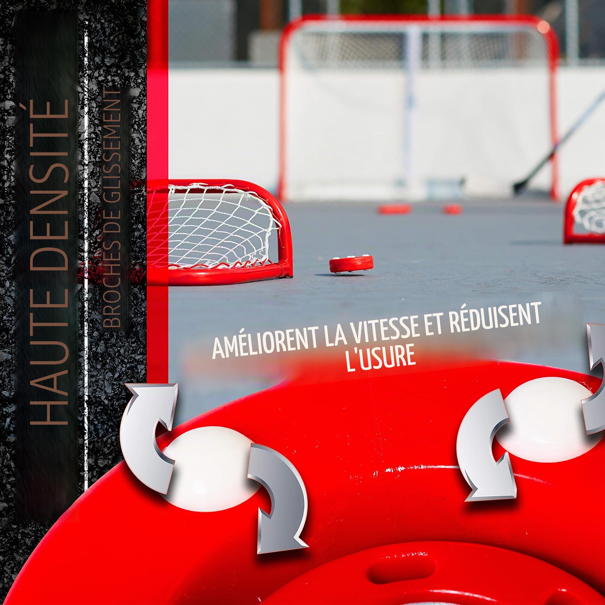 Franklin Sports Rondelle de Hockey de Rue Unisexe pour Adulte