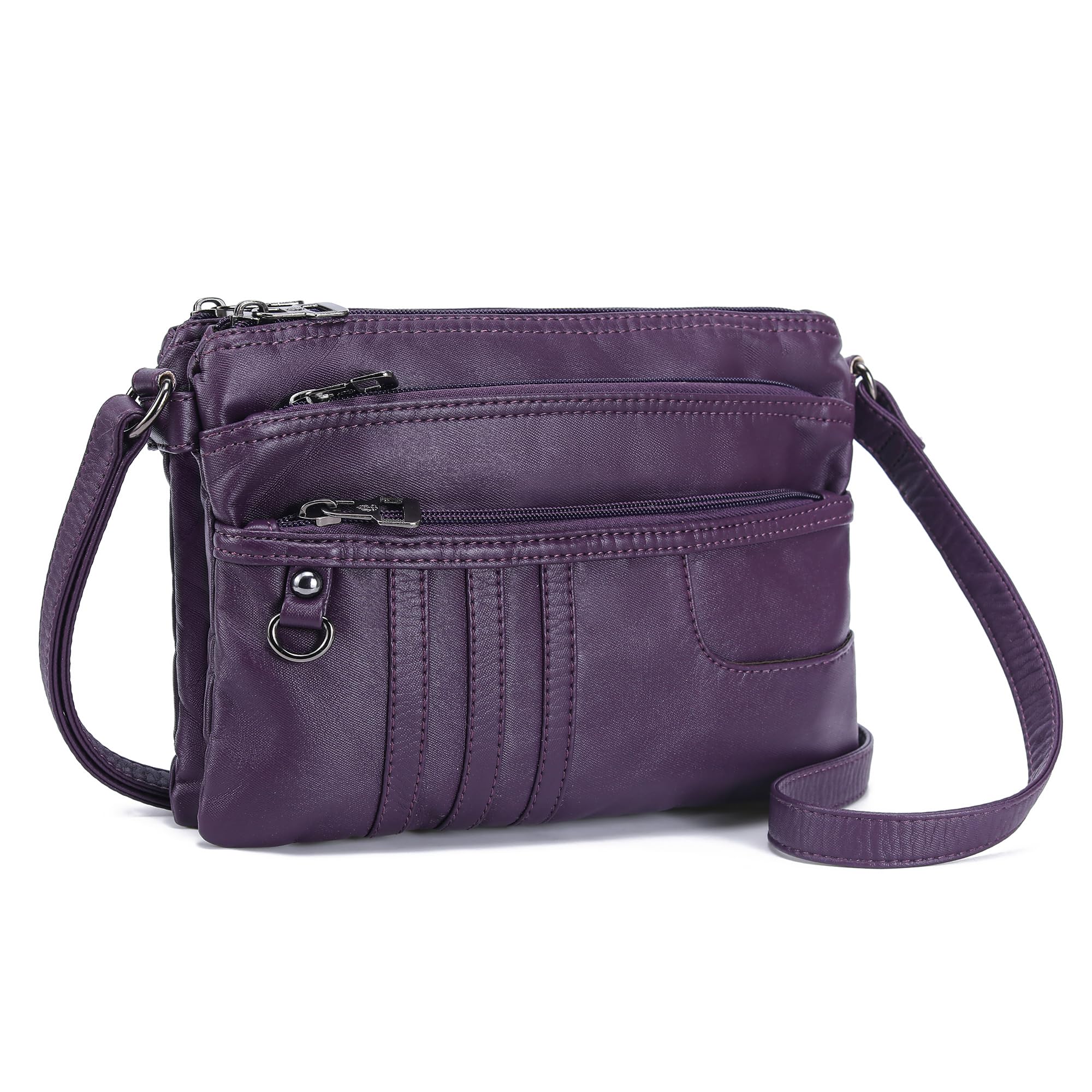 MINICAT Multiple Pockets Small Crossbody Purse Cell Phone Purse Shoulder Bags for Women Cross Body Bag for Woman