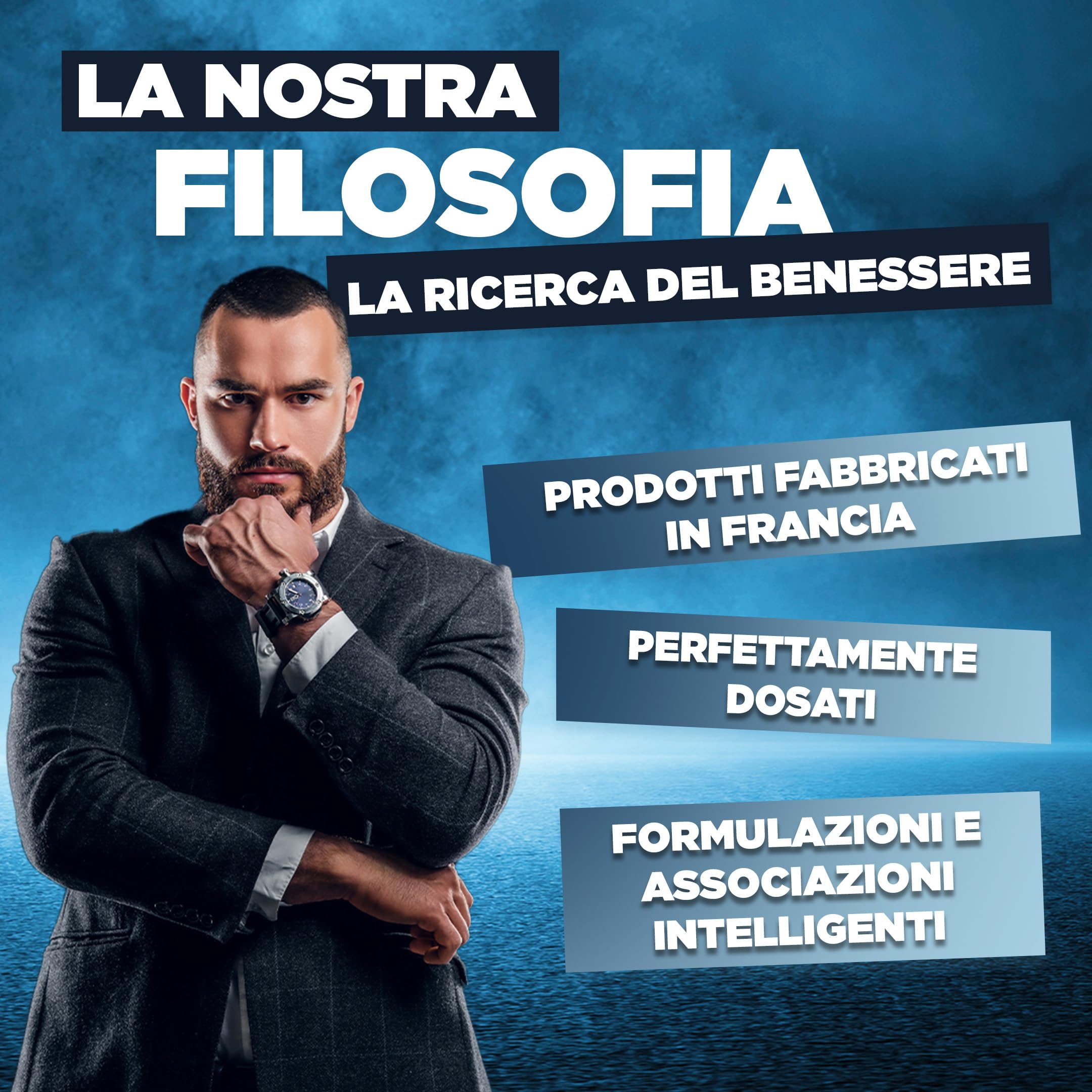 Formula Pratica per Uomini Attivi | 60 Capsule con Ginseng, Maca, Arginina, Citrullina e Zinco | TRYVITE STRONG&PERF