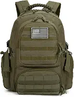 Mochila tática militar 30L para homens, pacote de assalto, mochila Molle, mochila tática de caminhada
