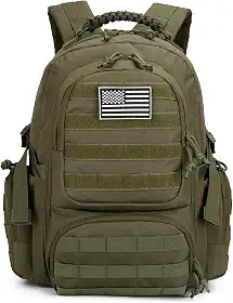 Mochila tática militar 30L para homens, pacote de assalto, mochila Molle, mochila tática de caminhada