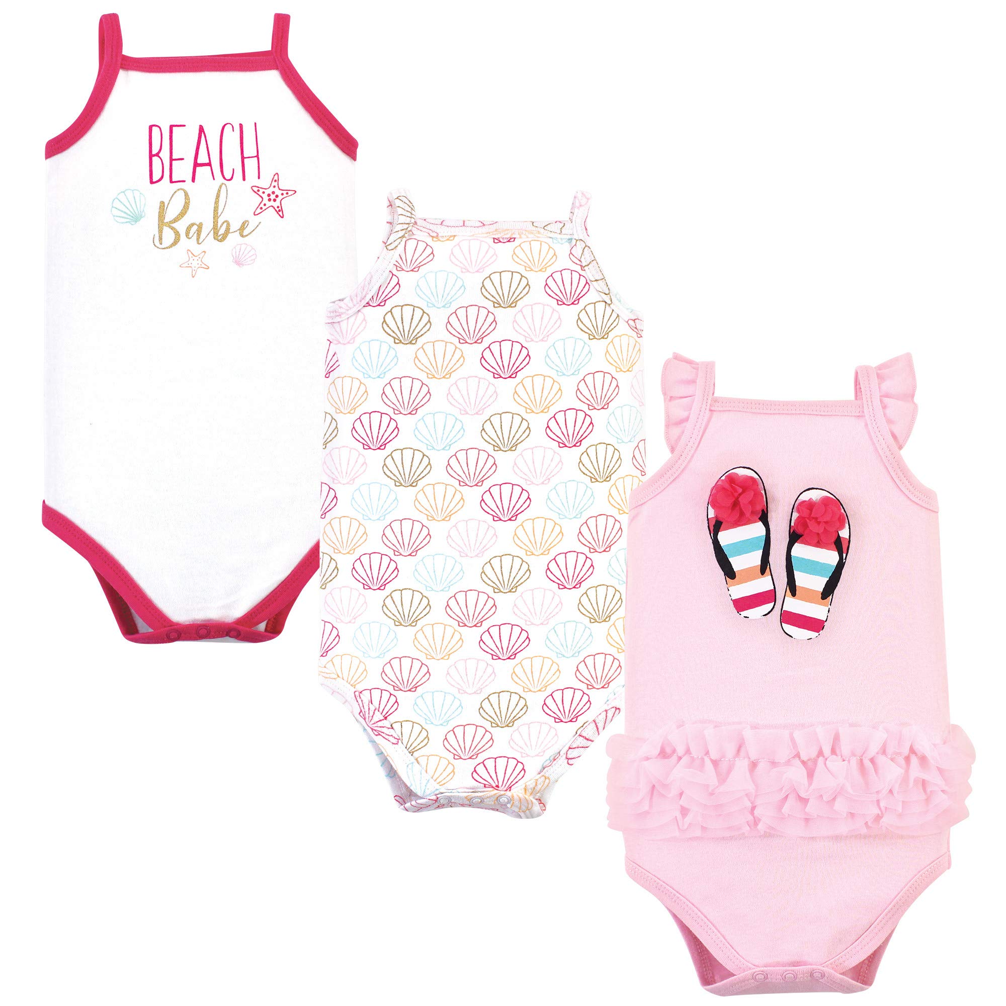 Little Treasure T-Shirt — zestaw Niemowlę - Dziewczynka Cotton Bodysuits
