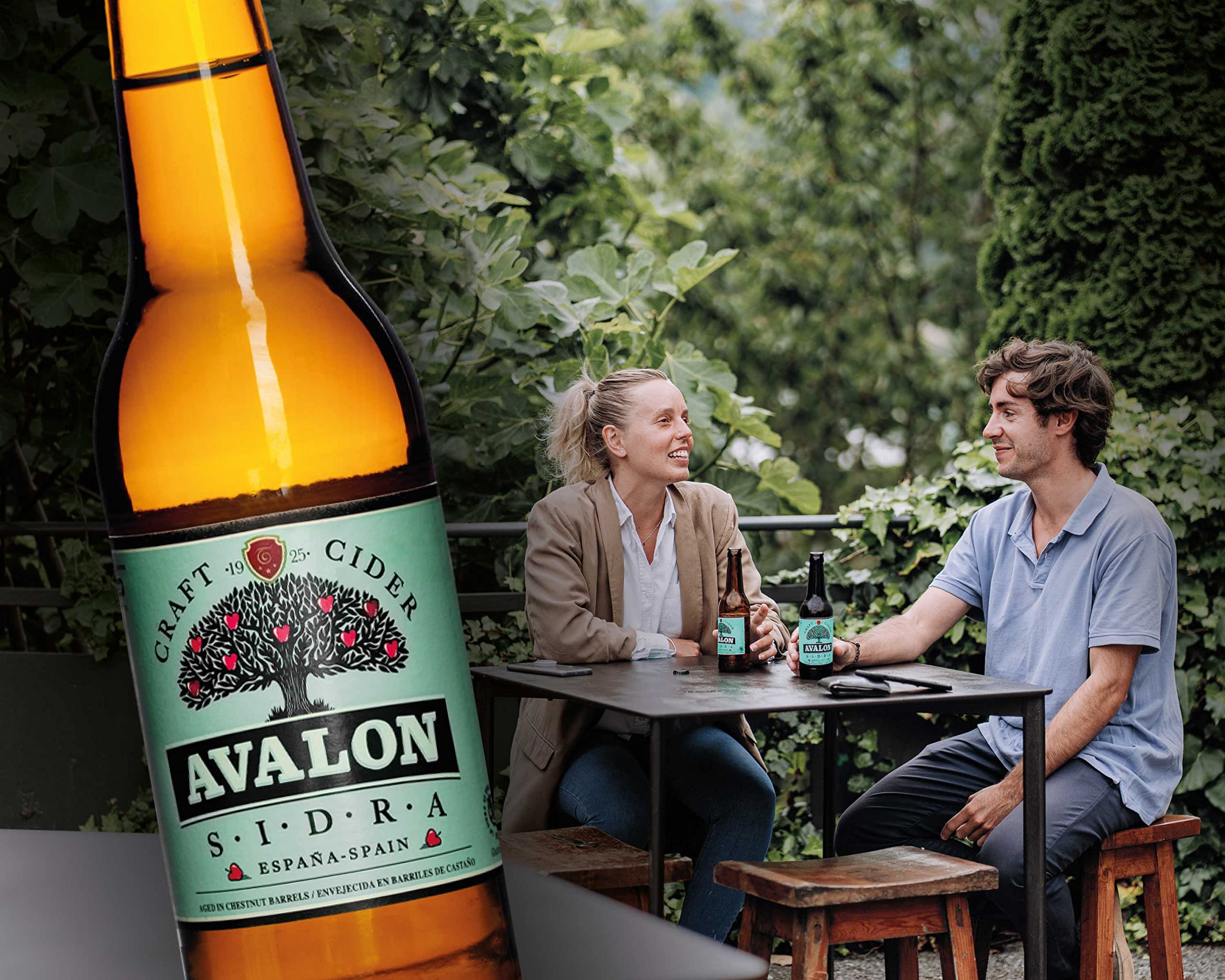 Trabanco Sidra Espumosa Ávalon Caja 12 Botellines 33 cl