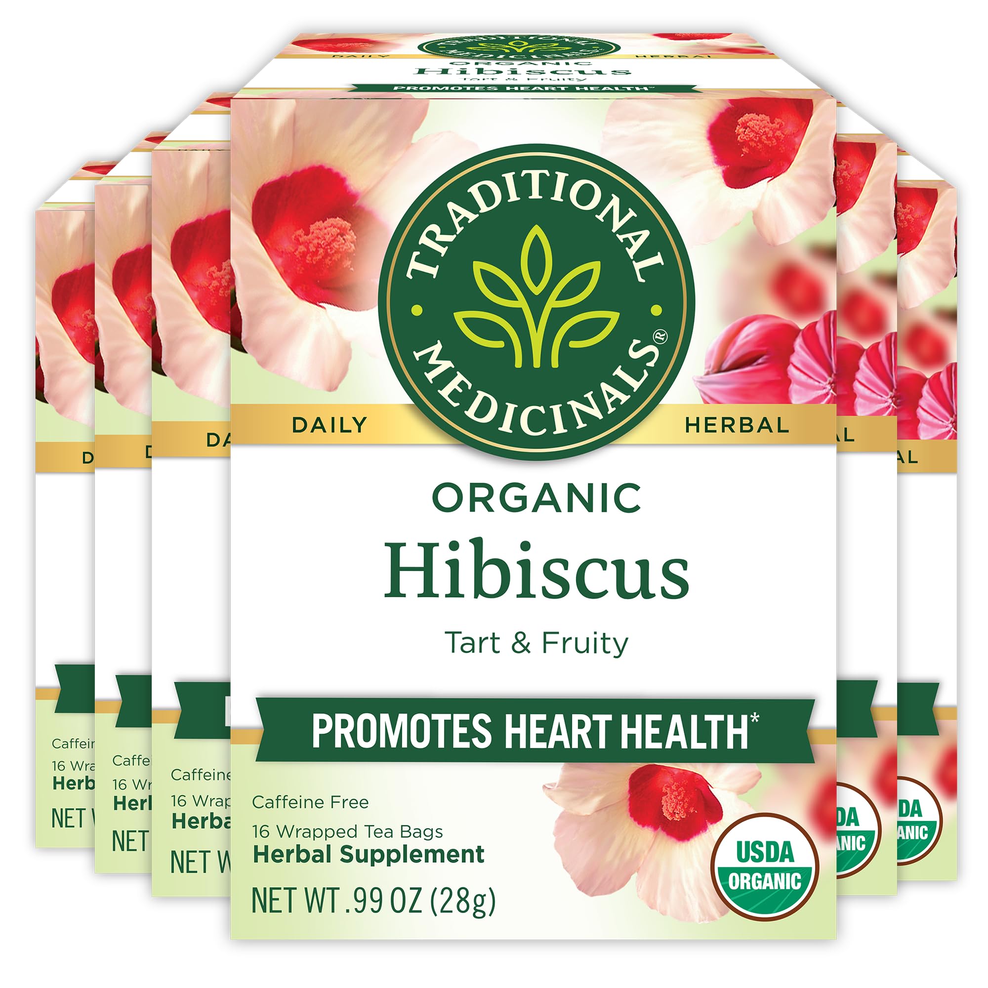 Traditional Medicinals Organic Spearmint Everyday Wellness Tea Bag | With Aromatic, Minty & Sweet Flavor | Caffeine Free | Herbal Supplement | 16 Tea Bags (Pack of 1)