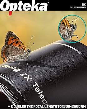 Amazon.com : Opteka 650-1300mm (with 2X- 1300-2600mm