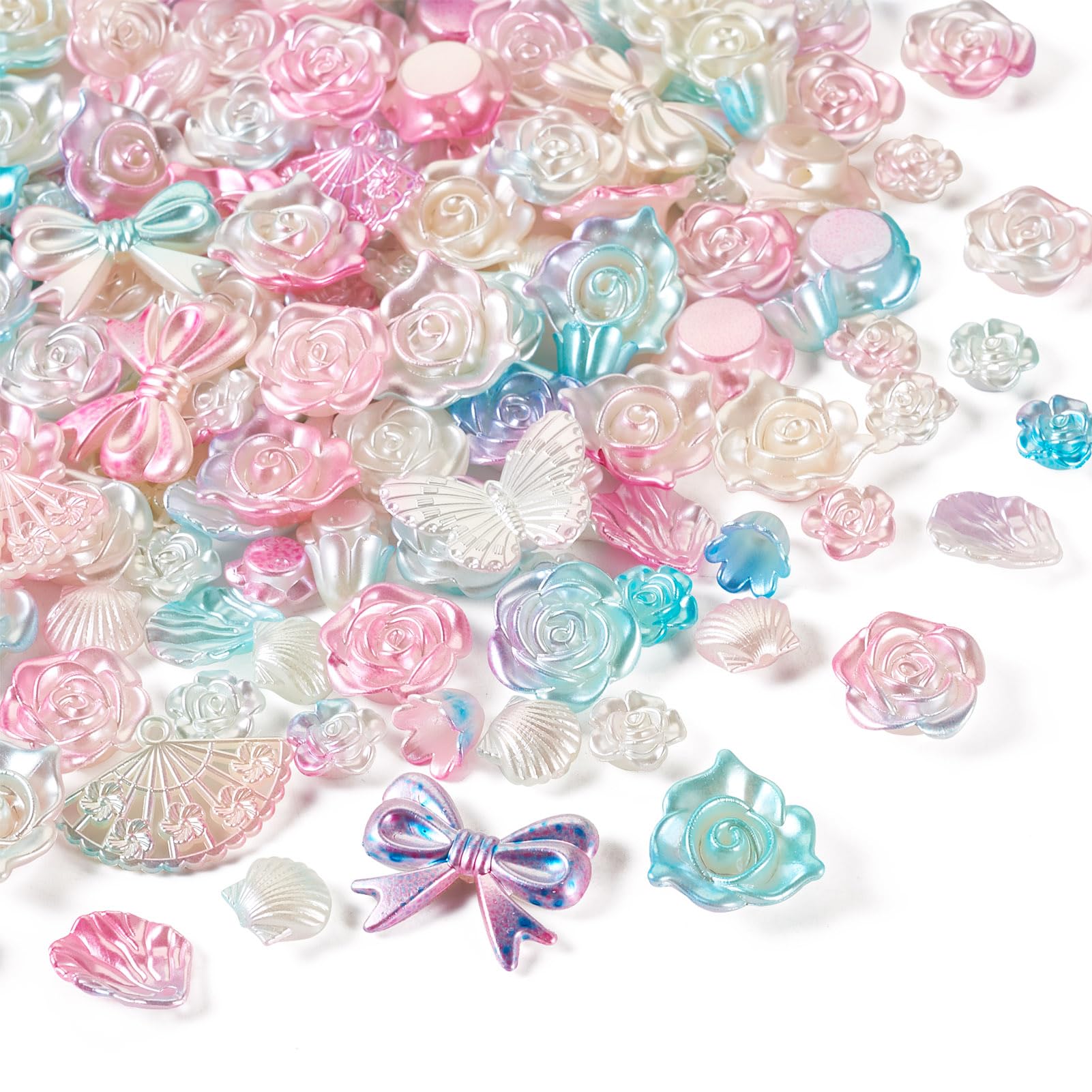 Perles loisirs créatifs fleurs et papillons pour fabriquer un cadeau personnalisé