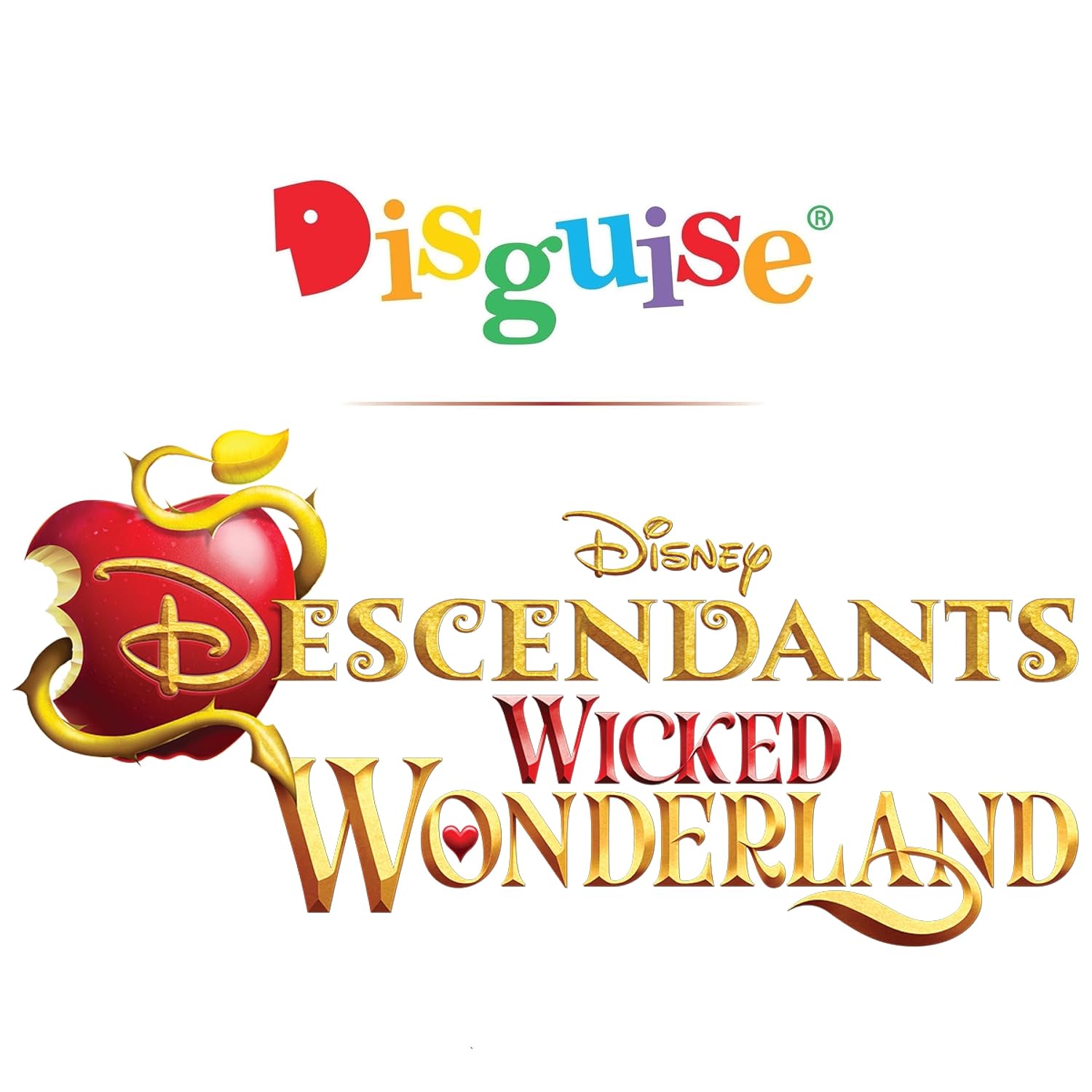 Disguise Disney Descendants Chloe Wig, Official Wicked Wonderland Halloween Costume Accessory for Kids