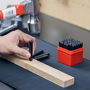 mokoページ NEIKO 02624 Number and Letter Punch Set with Heat-Treated