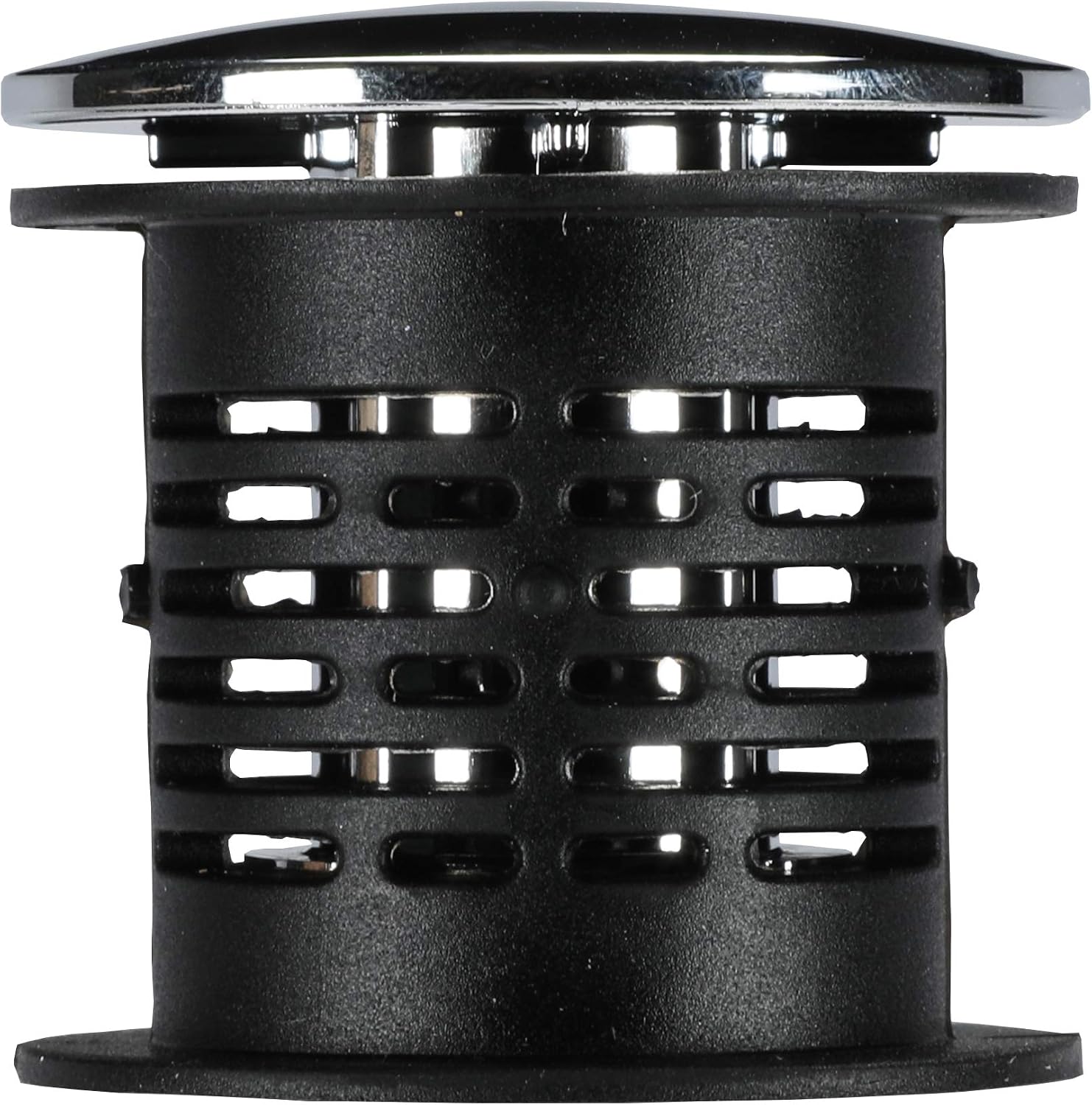 Danco 2-in-1 Bathtub Hair Catcher Strainer and Stopper, Chrome (10772)