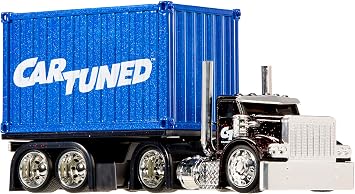 CarTuned™ Rig$ Container Case- Sneaky Pete, Black and Blue DieCast Truck, Style 3