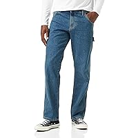 Dickies Uomo, Jeans utility in tenim stone-washed