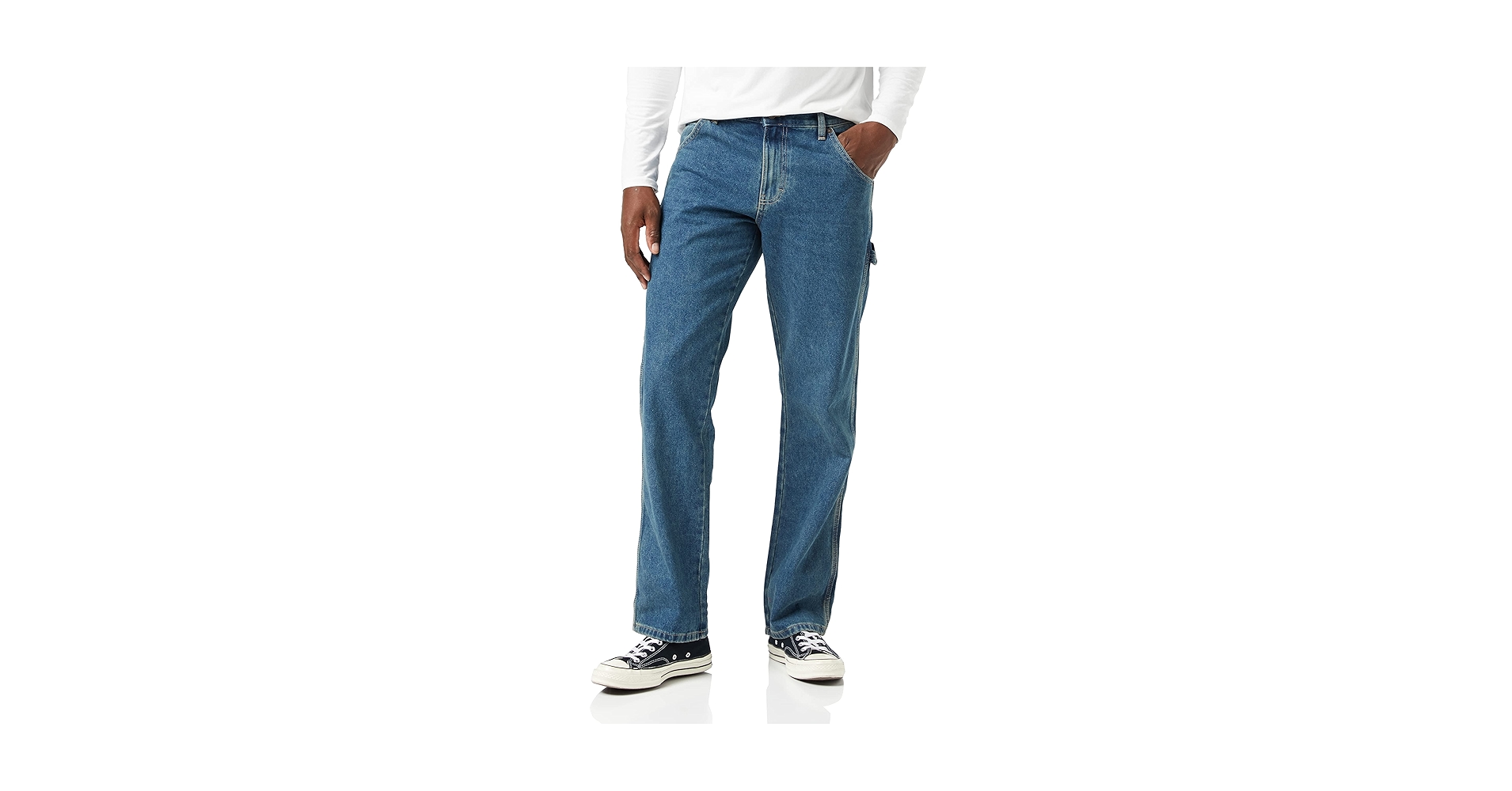 Dickies Mens Relaxed Straight-fit Carpenter Jeans, Indigo