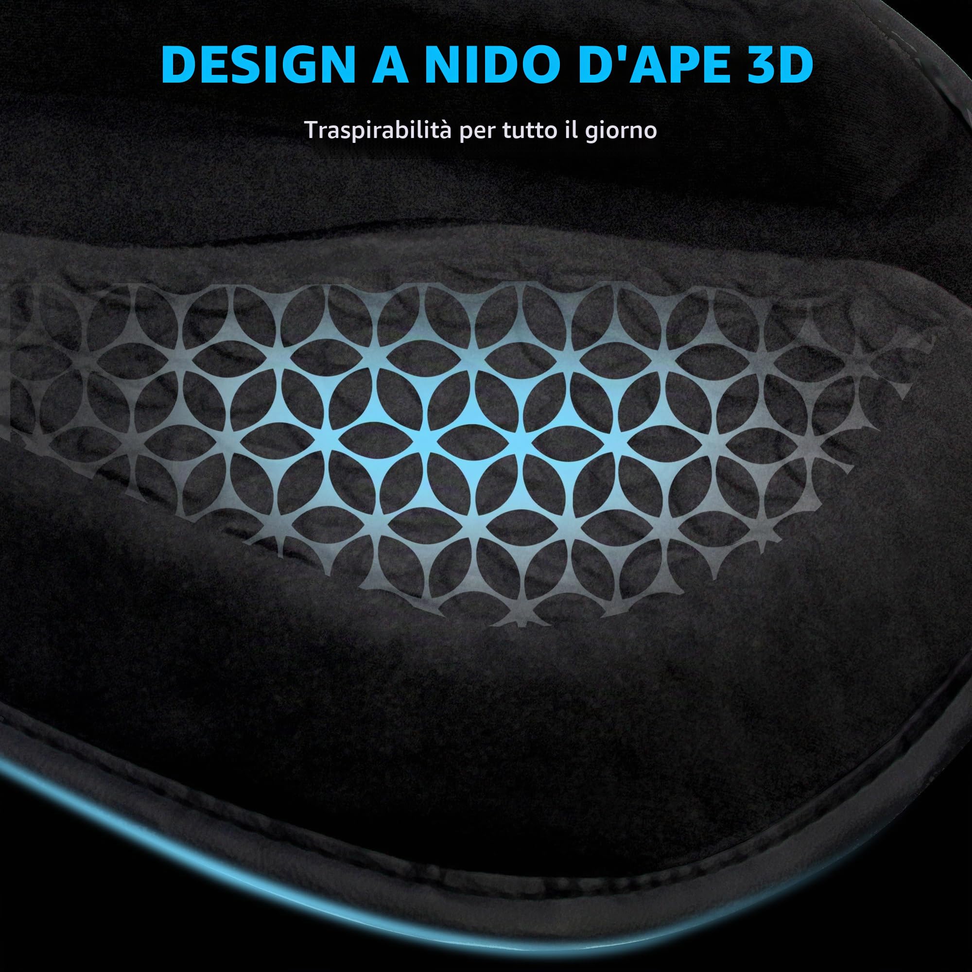 Cuscino per moto in gel per moto universale migliorato fessure di ventilazione 3D struttura a nido d'ape, traspirante e assorbimento degli urti, morbido e confortevole per lunghi viaggi