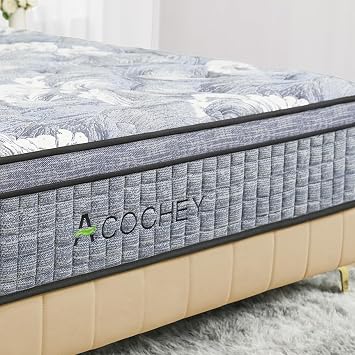 Acochey Single Mattress,10 Inch Memory Foam Sprung Mattress 3FT,7-Zone Orthopedic Mattress | Motion Isolation | Edge Support | Pressure Relie,Medium Firm Hybrid Mattress,90x190x25cm