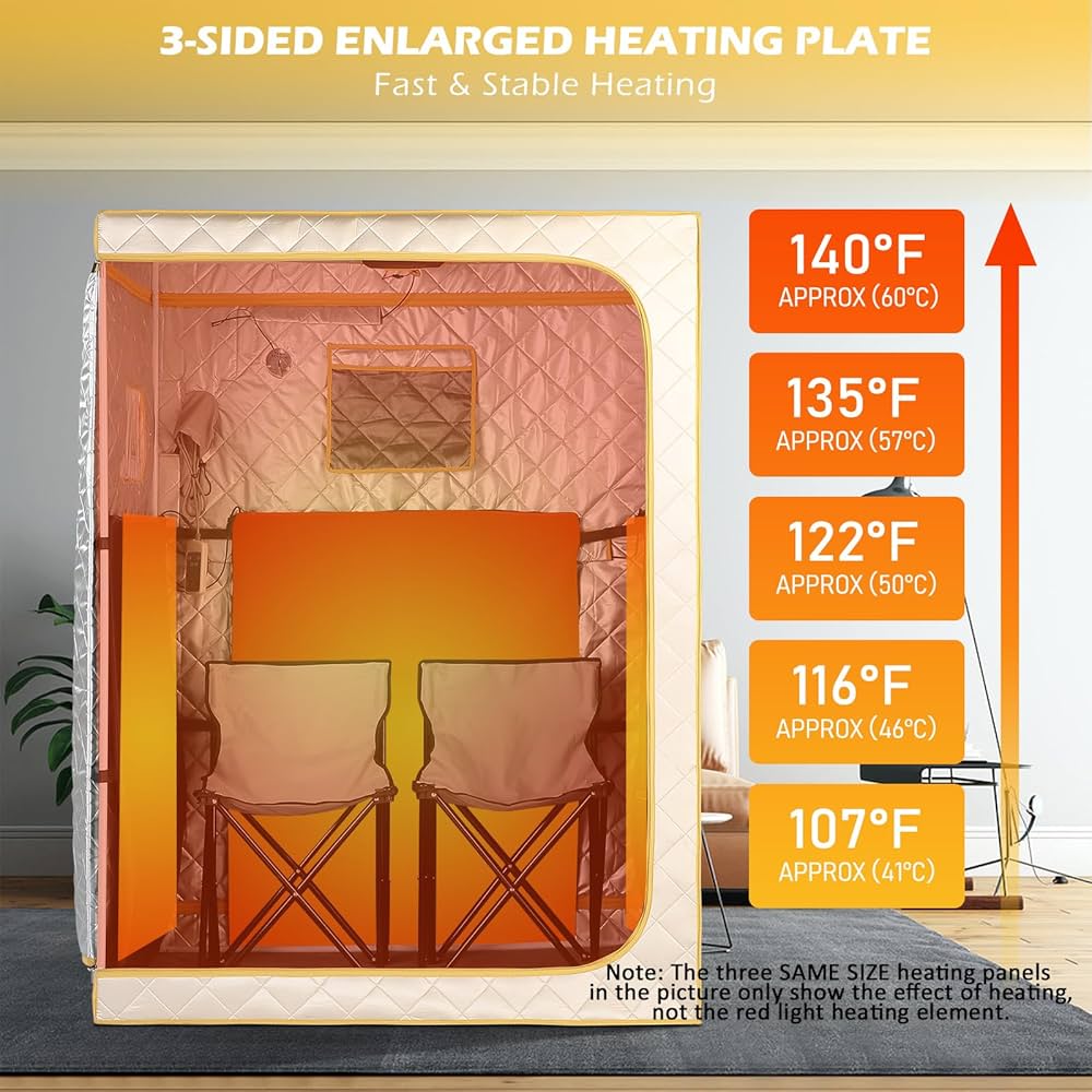 遠赤外線サウナ&温浴機 Amazon.co.jp: Smartmakポータブル遠赤外線サウナ、家庭用2人用