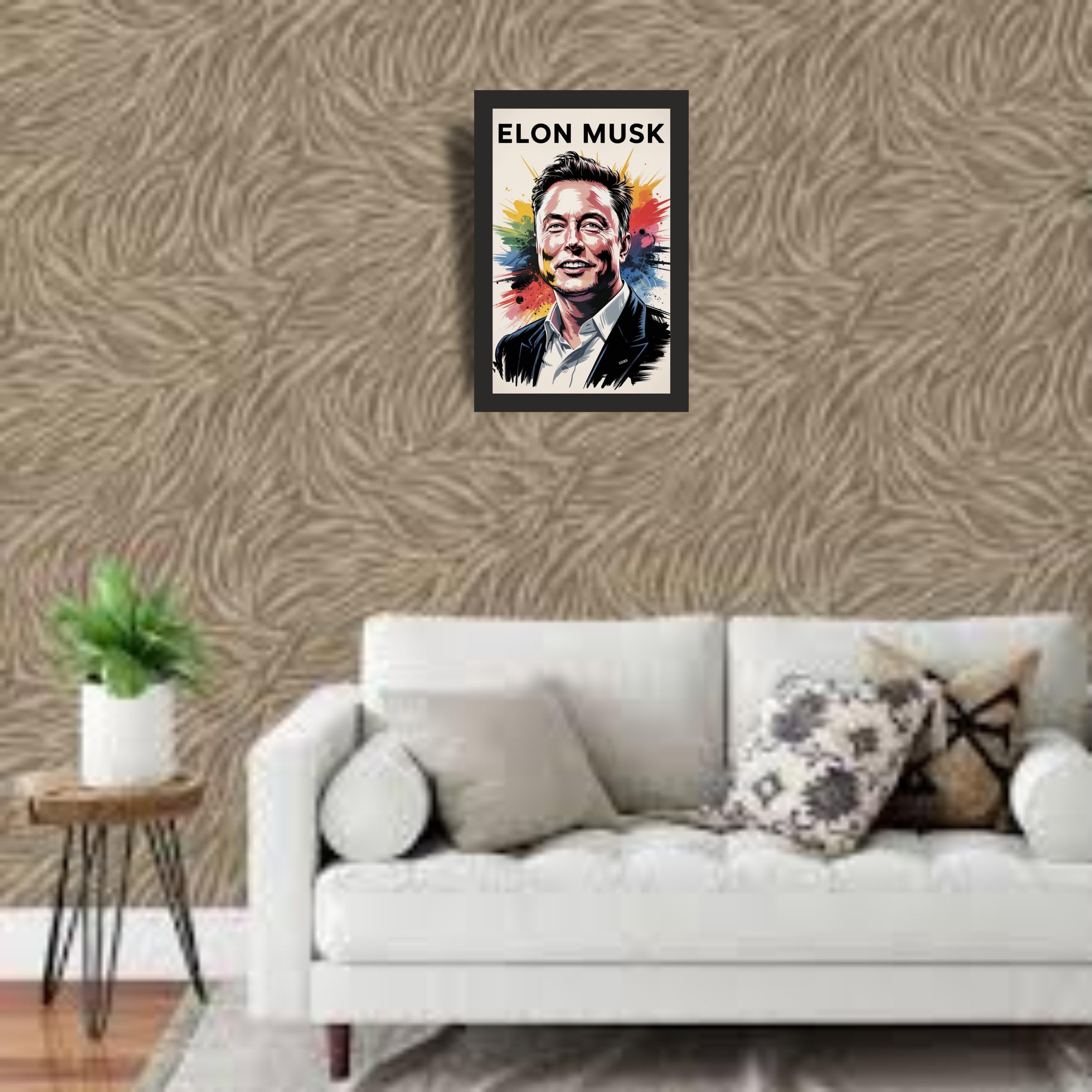 Color Splash Tech Visionary Portrait Wall Art