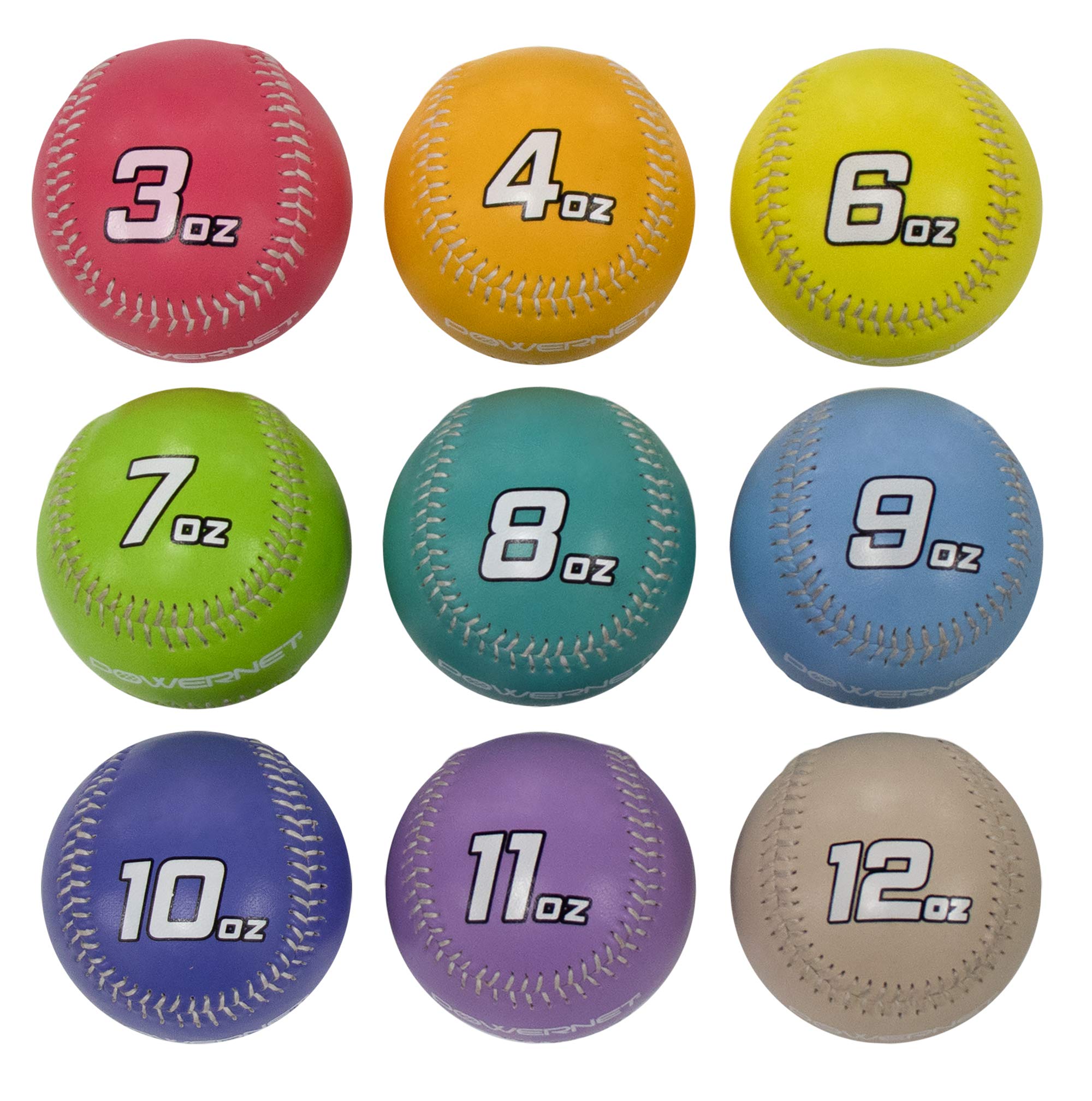 Buy Progressive Weighted Baseballs 9 Pack Various Weights