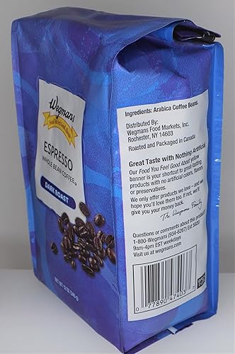 Miniatura 3 de Wegman's - Café en grano entero "Espresso", bolsa de 12 onzas, tostado oscuro