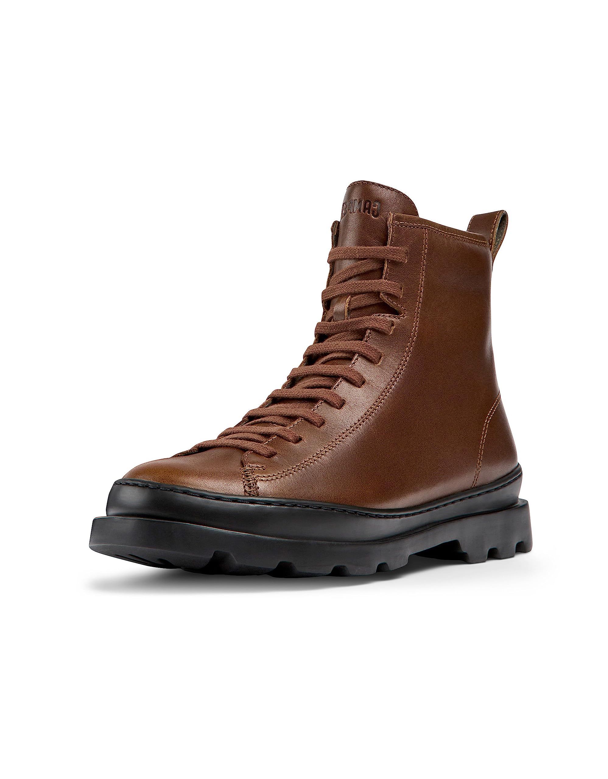 Camper Women's Brutus K400325 Medium Lace Boot, Brown 036, 4 UK