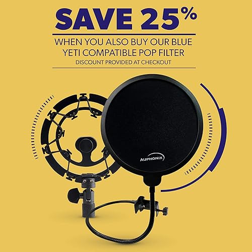 Miniatura 10 de Soporte de choque para Yeti X, Yeti Nano, Yeti Snowball y otros micrófonos con montura 58