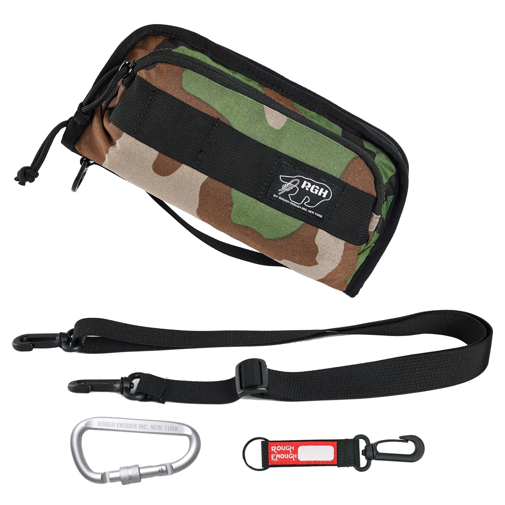 RFID Passport Holder Wallet Case Waterproof for Men Family Portable Travel Document Organizer with Card holder Crossbody Shoulder Strap Neck Camo Cordura